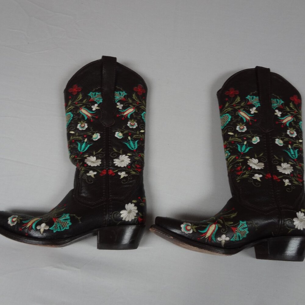Soto Boots Wildflower Women's Cowgirl Boots Made In Mexico Womens Size 5.5